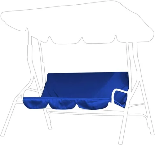Funda de asiento de columpio, cojines de columpio para exteriores, cojín de tela de tafetán de poliéster 190T de alta calidad, plegable, 59.1 x 19.7