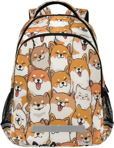 Miniatura 18 de ALAZA Mochilas de viaje con diseño de mariposa, luna y estrella, color azul turquesa, mochila escolar para hombres, mujeres, adolescentes y niños