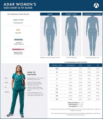 Miniatura 8 de Adar Underscrubs Camiseta de manga larga para mujer
