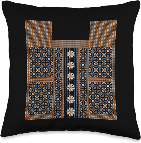 Huipiles - Huipil mexicano para ninas hombre Huipil Folklorico - Almohada tradicional latina, 16 x 16 pulgadas, multicolor