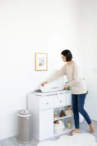 Miniatura 7 de Ubbi Fundas para cambiador reutilizables para bebés, fáciles de limpiar, impermeables, 4