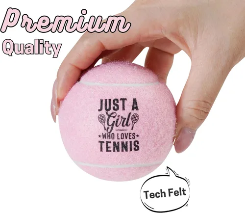 Miniatura 4 de Regalos de tenis, pelota de tenis personalizada, juego de 3 pelotas de tenis únicas con paquete de regalo, perfecto para compañeros