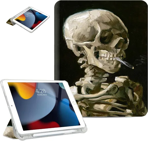 Miniatura 11 de Funda para iPad 9Th / 7Th / 8ª generación, para iPad 10.2, funda protectora a prueba de golpes, visión multiángulo, soporte ajustable, encendido