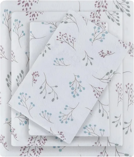 Miniatura 16 de True North by Sleep Philosophy - Sábana de franela acogedora y cálida 100% algodón - Estampado novedoso de animales y estrellas, lindo, ultrasuave