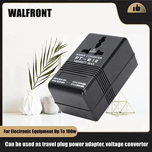 Miniatura 7 de PT-S12 Convertidor de voltaje de alimentación AC 100V-120V a 220V-240V Transformador elevador 50/60Hz para 100 equipos electrónicos