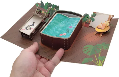 Miniatura 6 de ASVP Shop Tarjeta emergente 3D de Spa Break - Perfecta para ocasiones especiales, cumpleaños, tarjetas de felicitación para papá, tarjeta hecha a