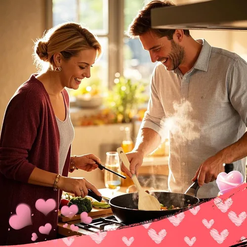 Miniatura 5 de Regalos de cumpleaños para mamá, 2 cucharas de madera con corazón para cocinar, regalos del día de la madre para mamá de hija o hijo, regalo