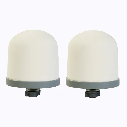 Miniatura 5 de Huining 4 filtros de agua de cúpula de cerámica con carbón activado con cáscara de coco en el interior, para reemplazo de filtro de prefiltración