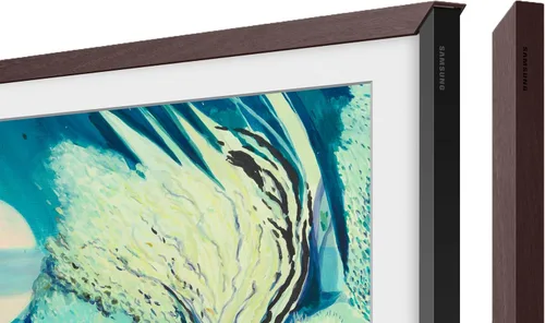 Miniatura 13 de Samsung The Frame TV Bisel personalizable de 32 pulgadas, magnético, instalación rápida y fácil, 2023, VG-SCFC32BWBZA, marrón moderno