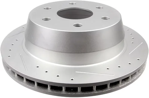 Miniatura 3 de SCITOO Rotores de disco ventilados traseros de 13 pulgadas (13.000 in) + pastillas de freno de cerámica de repuesto para Cadillac Escalade ESV/EXT