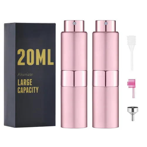 Miniatura 17 de Botella de perfume de viaje rellenable con atomizador de Owlyee: spray de colonia mini para rellenar - atomizador de fragancia vacío para hombres