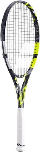Miniatura 3 de Babolat Raqueta de tenis Pure Aero Team (7ª generación) ensartada con intestino Syn de 0.56 oz a tensión de rango medio