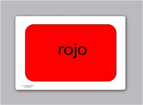 Miniatura 5 de Tarjetas de vocabulario - Los colores - Tarjetas de colores en español para bebés de 1 a 2 años, niños pequeños de 2 a 4 años, niños, niños y adultos
