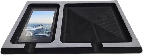 Miniatura 9 de SeaDek Tablero doble de 0.787 in para barco Teléfono celular de espuma y accesorios Dash de barco Parte trasera adhesiva Compartimentos