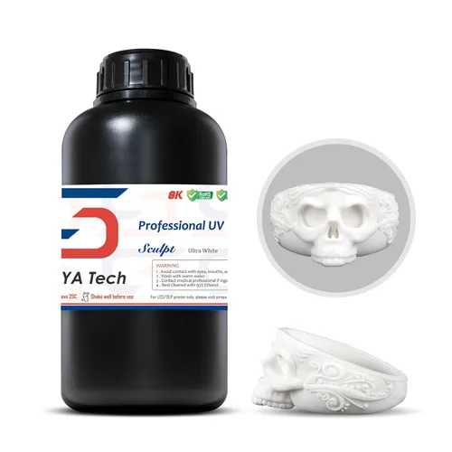 Miniatura 9 de Siraya Tech Sculpt Resina de impresora 3D resistente a altas temperaturas - Hasta 180C, alta precisión, compatible con impresoras DLP/LCD de 8K