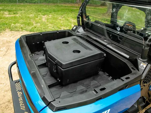 Miniatura 7 de SuperATV Enfriador con aislamiento trasero resistente al agua para Can-Am Commander 1000 2021 Tapa sellada mantiene el hielo dentro y fuera