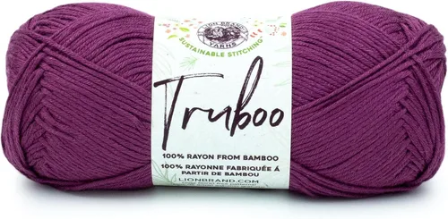 Miniatura 47 de (1 Madeja) Lion Brand Yarn Truboo Yarn, Aguamarina