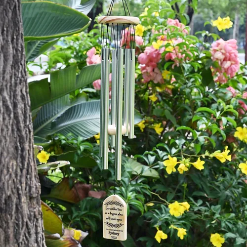 Miniatura 5 de Campanillas de viento conmemorativas para la pérdida de la madre, regalo de condolencias en memoria de mamá