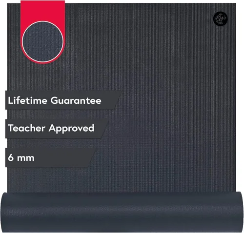 Manduka PRO - Tapete de yoga premium de 0.236 pulgadas de grosor, respetuoso con el medio ambiente, agarre de alto rendimiento, acolchado, Trueno