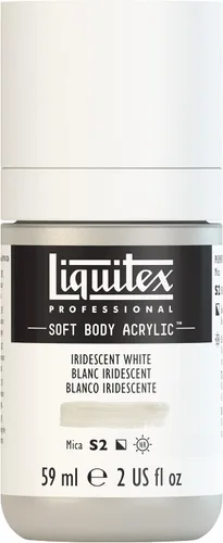 Miniatura 25 de Liquitex Professional Soft Body - Pintura acrílica, botella de 2 onzas (59 ml), blanco titanio Titanio Blanco