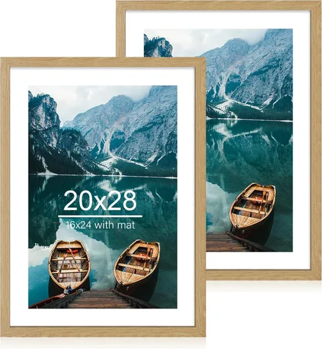 Miniatura 64 de Hongkee - Juego de 2 marcos de fotos, HK042515-MD5.5X8.5-BK(2PK)