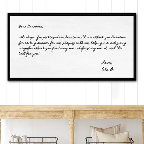 Miniatura 15 de Pretty Perfect Studio Letrero personalizado con texto en inglés "This Is Us", arte de pared personalizado con nombres de familia sobre lienzo de 6 x