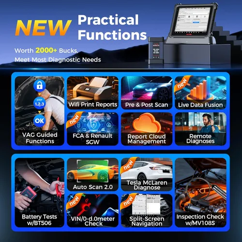 Miniatura 8 de Autel Escáner inteligente MaxiCOM Ultra Lite: 2 años de actualización gratuita, 2026 Ultra Lite Up of Elite II Pro MS909 MS919, igual que MaxiSys