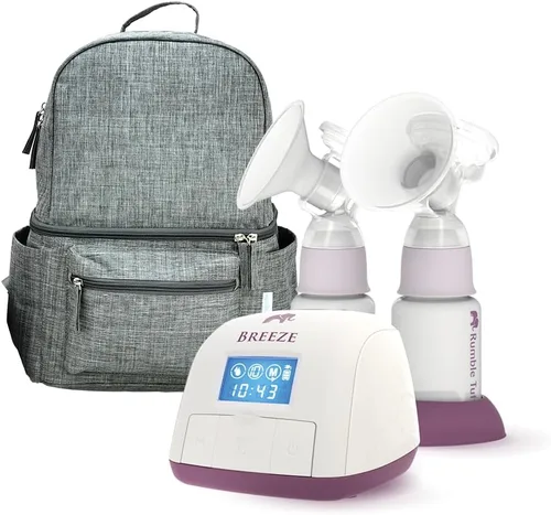 Miniatura 9 de Rumble Tuff Extractor de leche eléctrico Breeze con kits de colección clásica