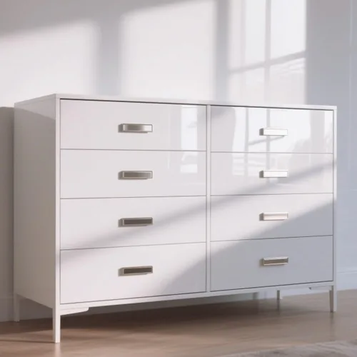 Miniatura 4 de Kitico Papel de contacto blanco de 15.7 x 197 pulgadas, papel tapiz blanco brillante para encimera/gabinete, papel de pared autoadhesivo extraíble