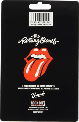 Miniatura 2 de Rolling Stones Parche de tela con forma de estrellas y rayas (ro)