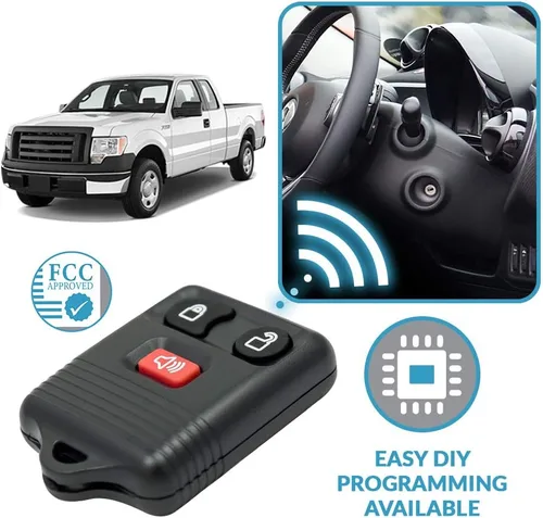 Miniatura 5 de Keyless2Go Repuesto para llavero de auto a control remoto para vehículos que utilizan 3 botones CWTWB1U331, autoprogramable