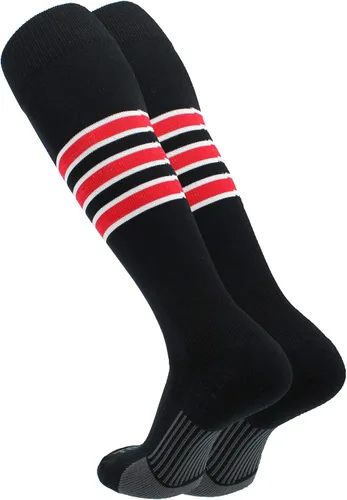 TCK - Calcetines de béisbol o sóftbol para hombres o mujeres de la serie Dugout, mejoran el rendimiento