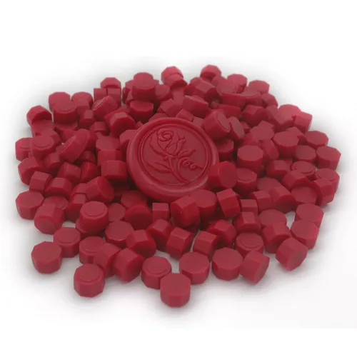 Miniatura 9 de 600 cuentas de sello de cera roja, pellets de cera de sellado premium para sellos de sellos, invitación de boda, sobre de cartas, decoraciones