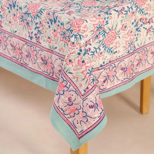 Miniatura 50 de Funda de mesa impresa a mano con diseño exquisito, tela de algodón premium, perfecta para comedor y decoración, mantel de mesa