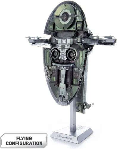 Miniatura 3 de Metal Earth Serie Premium Star Wars Boba Fett Starfighter 3D Kit de modelo de metal con pinzas Fascinaciones