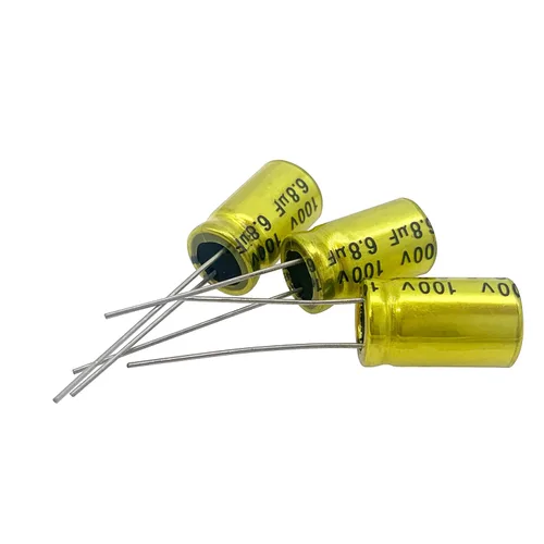 Miniatura 10 de 10 unids 2.2uF 100V condensador electrolítico no polarizado 10x17mm (0.39x0.67in) NP para audio tweeter condensador divisor de frecuencia