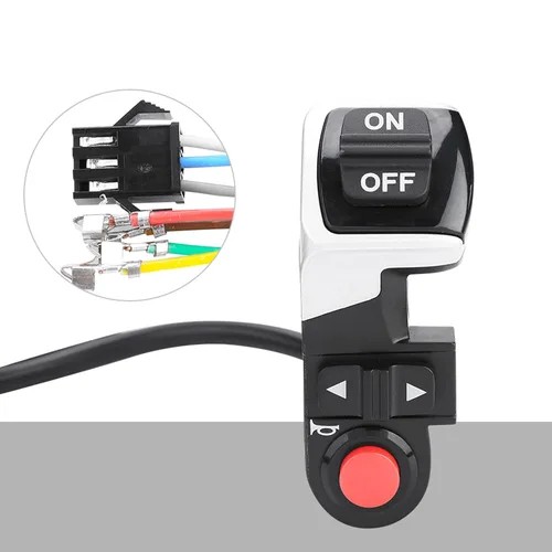 Miniatura 8 de Demeras 3 en 1 lámpara de bicicleta eléctrica cuerno Ebike lámpara interruptor bicicleta cuerno con lámpara frontal manillar para ciclismo
