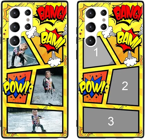 Miniatura 344 de Funda de teléfono personalizada para Samsung Galaxy S22+ / S22 Plus 5G, funda de TPU suave de vidrio templado antiarañazos personalizada con foto