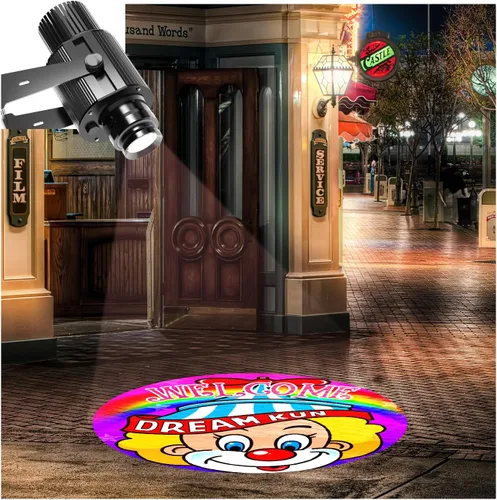 Proyector de logotipo personalizado Luces GOBO proyectores personalizados para tienda de negocios o pared al aire libre impermeable ip67 HD led para