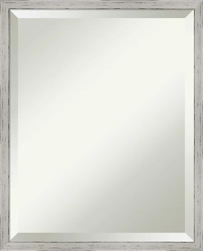 Miniatura 22 de Amanti Art Espejo de pared, espejo de marco de madera blanca lavada para decoración de pared o uso como espejo de baño para sobre el fregadero