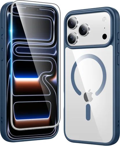 Miniatura 1612 de FNTCASE Funda para iPhone 13 Pro-Max: Fundas magnéticas transparentes compatibles con Magsafe Slim anti amarillamiento protección contra caídas