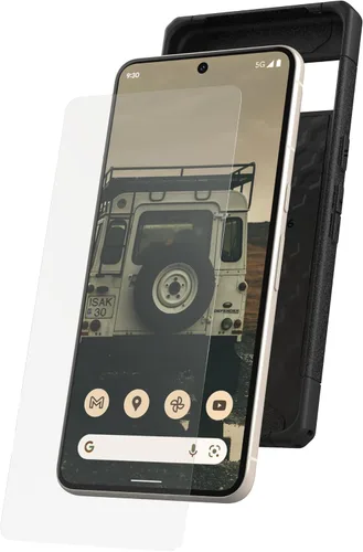 Miniatura 5 de URBAN ARMOR GEAR UAG - Protector de pantalla para Google Pixel 8 Pro Glass Shield Plus transparente/negro, vidrio templado reforzado de alta calidad