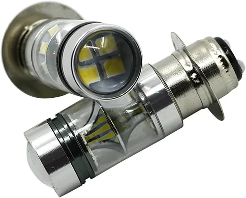 Miniatura 6 de motoparty Para Kawasaki Bayou 220 300 KFX 400 KLX 250R 300 Lakota Prairie 360 400 100W Blanco de Alta Potencia H6 (2 piezas)
