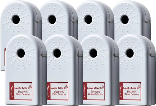 Miniatura 11 de Zircon - Detector de fugas de agua electrónico con alarma y sensor de inundación con alarma de 90dB de audio y alarmas duales de fuga, 1 paquete