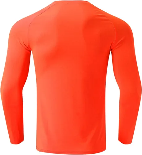Miniatura 17 de Camisas de compresión atléticas de manga larga para hombre, capa base, camisa de entrenamiento atlético, camisas de compresión, camisetas deportivas