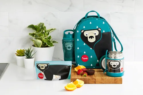 Miniatura 5 de 3 Sprouts Lonchera para niños – Fiambrera duradera para niños y niñas – Fiambrera para niños – Perfecta para guardería, escuela y viajes – Tela