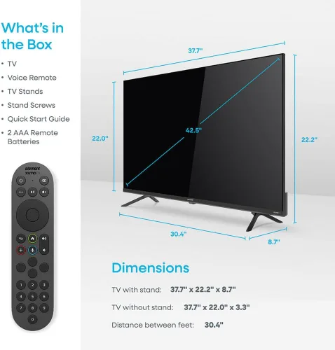 Miniatura 2 de Element E550AE43CG 43 pulgadas Class Revolution Series 4K UHD HDR LED Smart Xumo TV