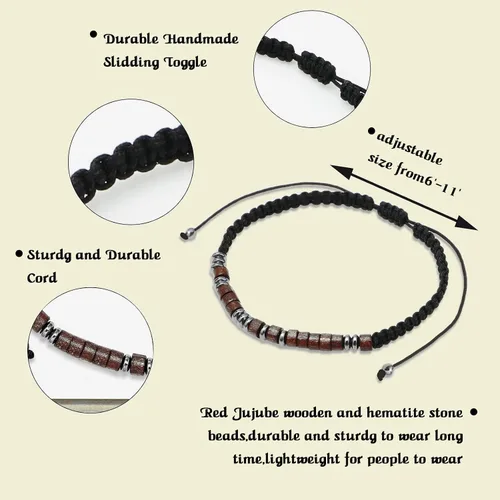 Miniatura 6 de TAGOMEI Regalos navideños para adolescentes, niños, regalos de Navidad para él, hijo, niños, nietos, hombres, pulsera de cruz para adolescentes