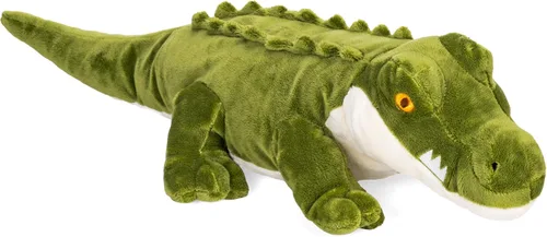 Wild Republic Ecokins, cocodrilo, animal de peluche, 12 pulgadas, regalo para niños, juguete de peluche, hecho de botellas de agua recicladas
