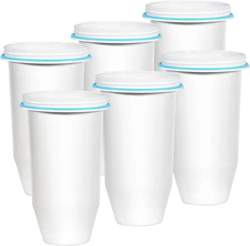 Miniatura 11 de Reemplazo del filtro de agua de 5 etapas mejorado para jarra y dispensador cero, reduce el plomo, cromo, PFOA y PFOS, compatible con ZR-001, ZR-004
